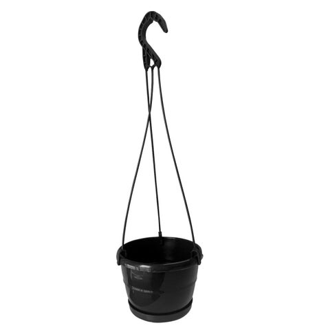 Plastic Hanging Basket and Saucer