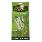 Plastic Plant Labels with Pencil